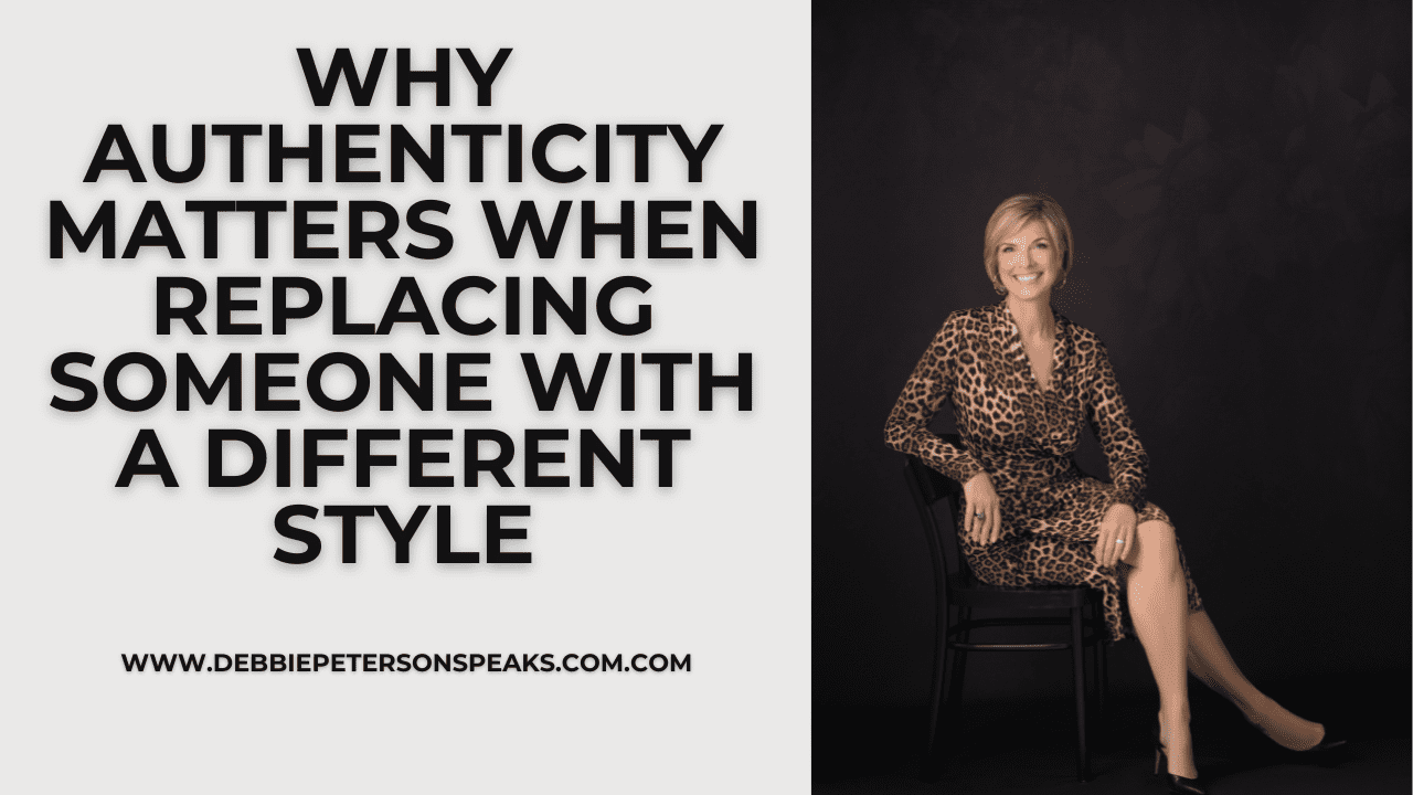 Why Authenticity Matters When Replacing Someone with a Different Style